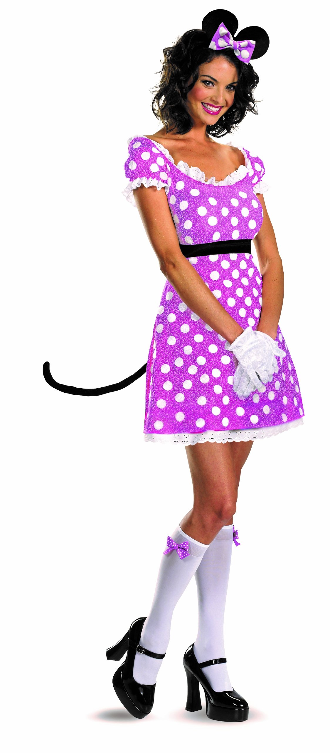 Disney Mickey Mouse Clubhouse Sassy Minnie Mouse Costume for Kids - Halloween Dress Up, Birthday Party, Cosplay & Role Play Fun