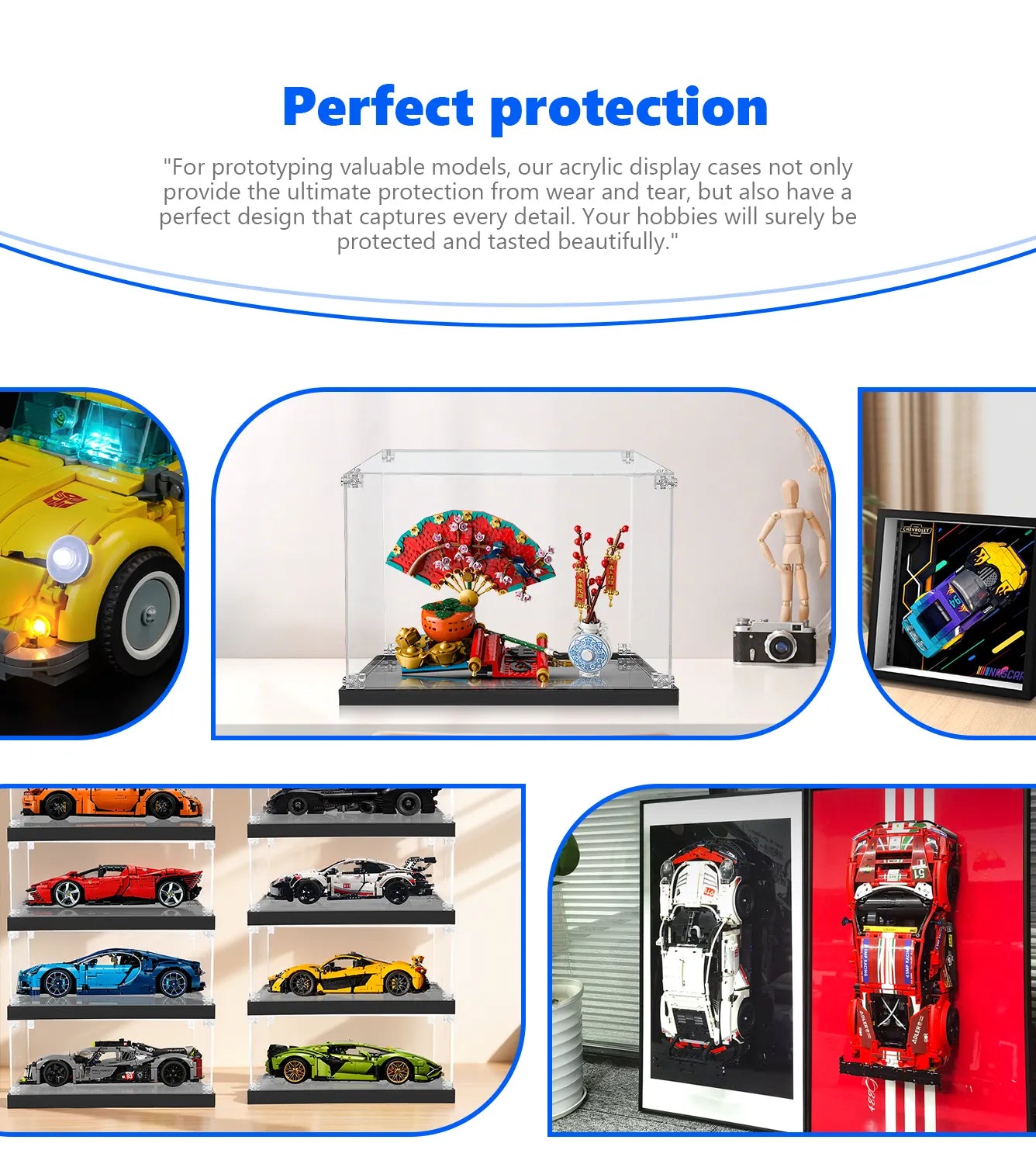 LEGO 80117 Good Fortune Display Case - Showcase & Protect Your Chinese New Year LEGO Set - Perfect for Home Decor, Collectors & Gifting