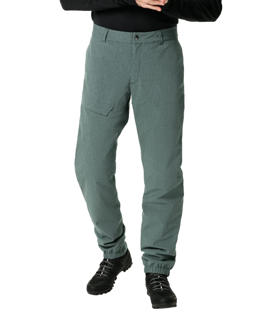VAUDE Men's Yaras Warm Rain Pants - Waterproof Hiking Pants for Outdoor Adventures, Camping & Winter Sports
