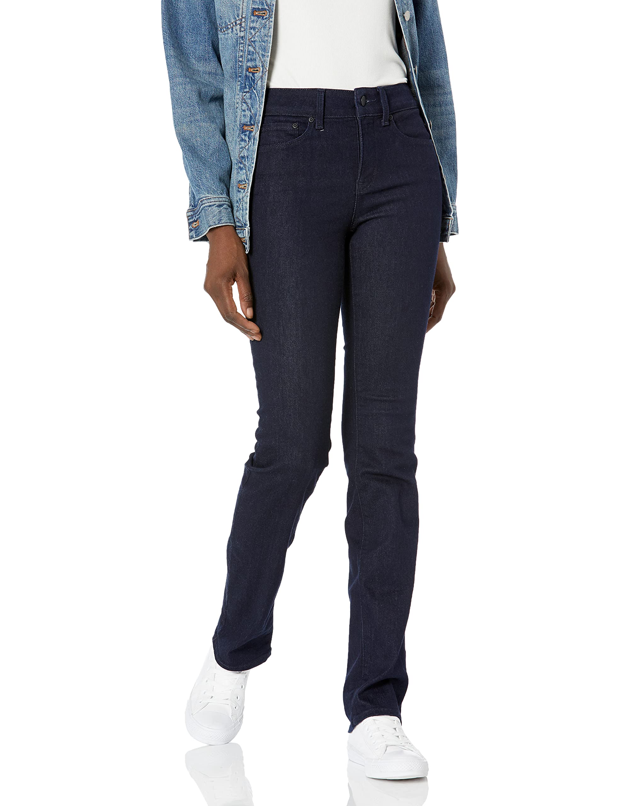 NYDJ Women's Marilyn Straight Leg Jeans - Comfortable Stretch Denim Pants for Casual Wear & Everyday Outfits