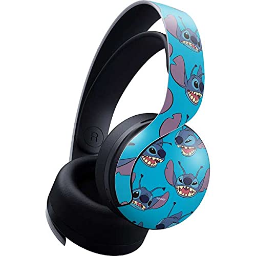 Officially Licensed Disney Lilo & Stitch Gaming Skin Decal for PS5 Pulse 3D Wireless Headset - Custom Face Expression Design | Perfect for PS5 Gaming Accessories & Disney Fans Collection