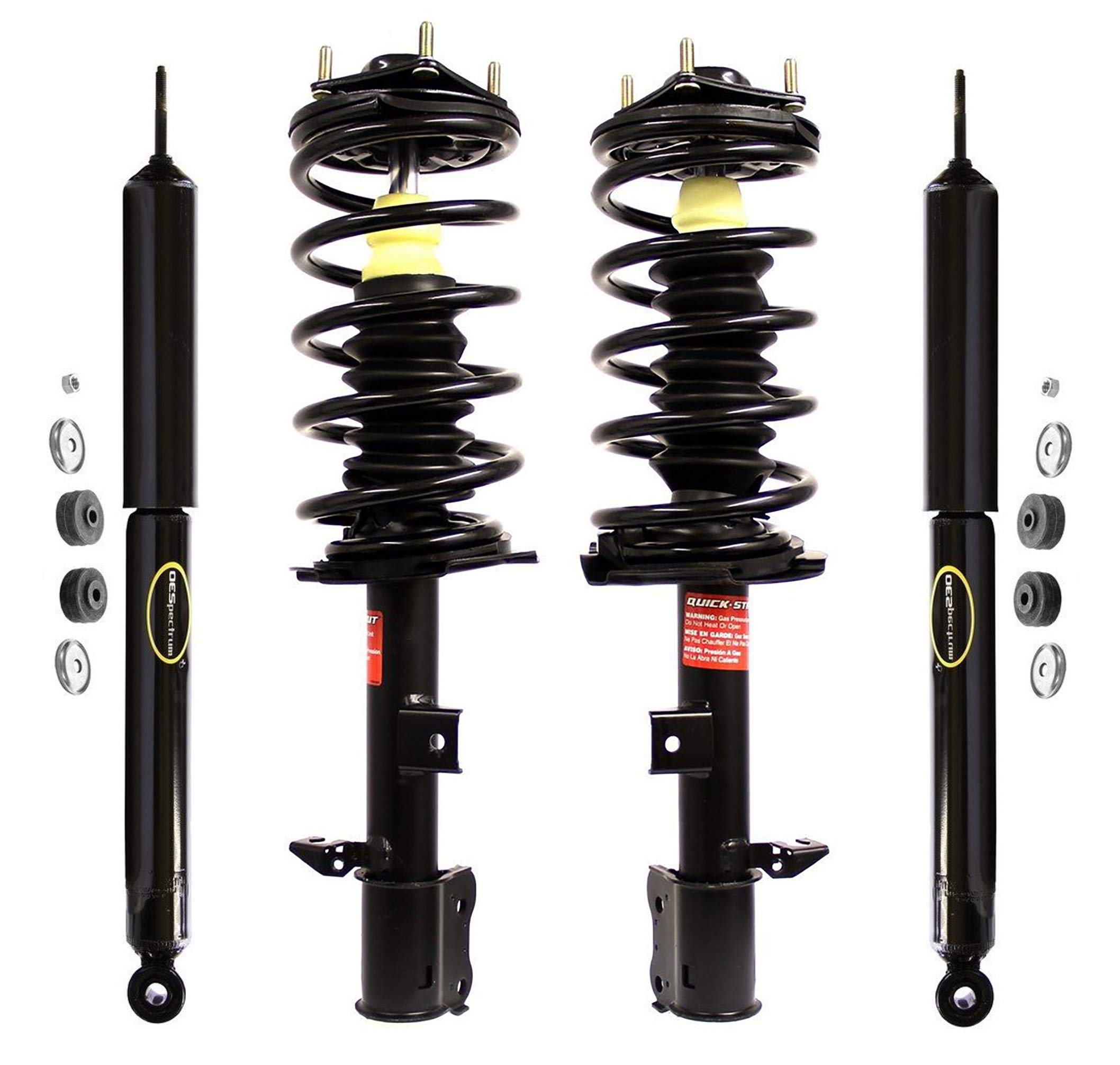 Monroe Front Strut Coil Springs & Rear Shock Absorbers Kit - Compatible with Ford Escape & Mercury Mariner (2008-2012) - Smooth Ride & Enhanced Stability - Perfect for City Driving & Off-Road Adventures