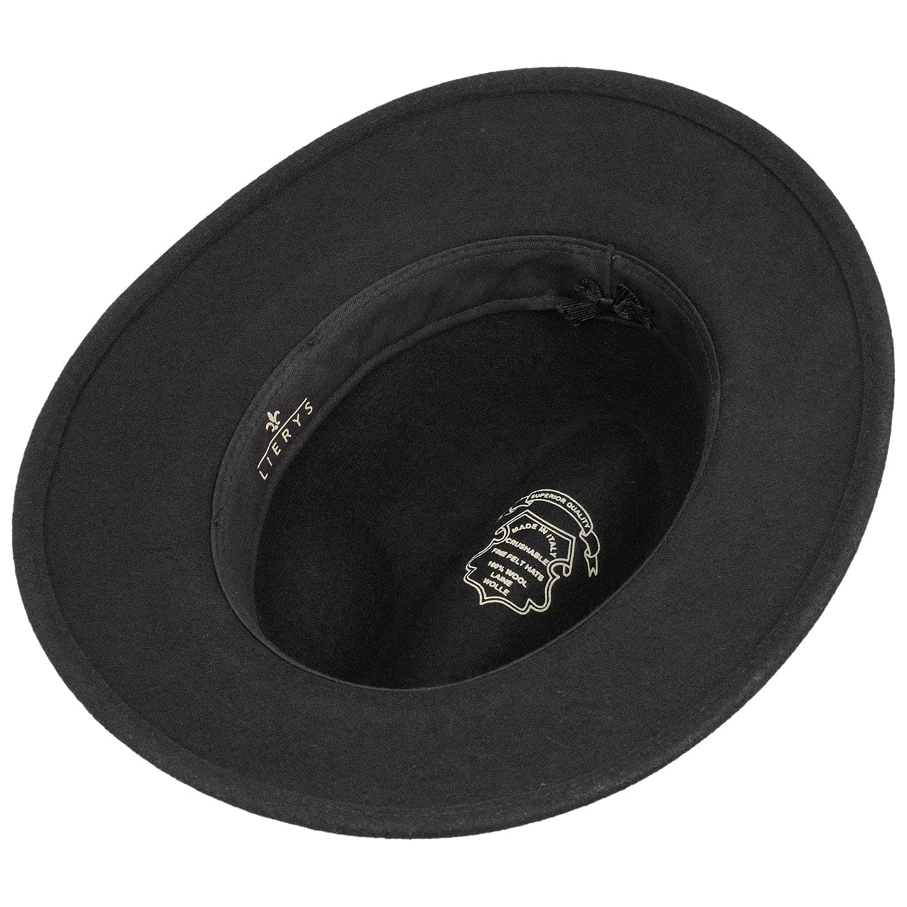 Lierys Chicago II Wool Felt Hat for Women & Men - Italian-Made Winter Fedora Hat for Outdoor Activities, Travel & Fashion