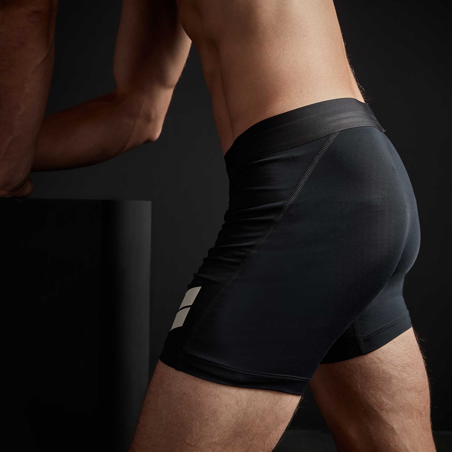 **Men's Breathable Sport Boxer Shorts - Black - Comfortable Workout & Lounge Underwear for Running, Gym & Casual Wear**