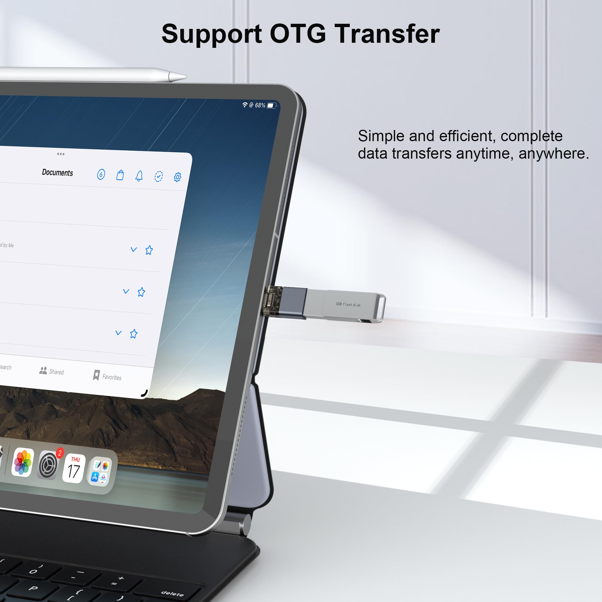 Basesailor 4-Pack USB to USB C Adapter, USB 3.0 Male to Female Thunderbolt 4 OTG Converter - Compatible with MacBook, iPhone 15/14/16, Apple Watch 10/9, Samsung Galaxy S24/S25, iPad Air & AirPods - Perfect for Charging, Data Transfer & Device Connectivity