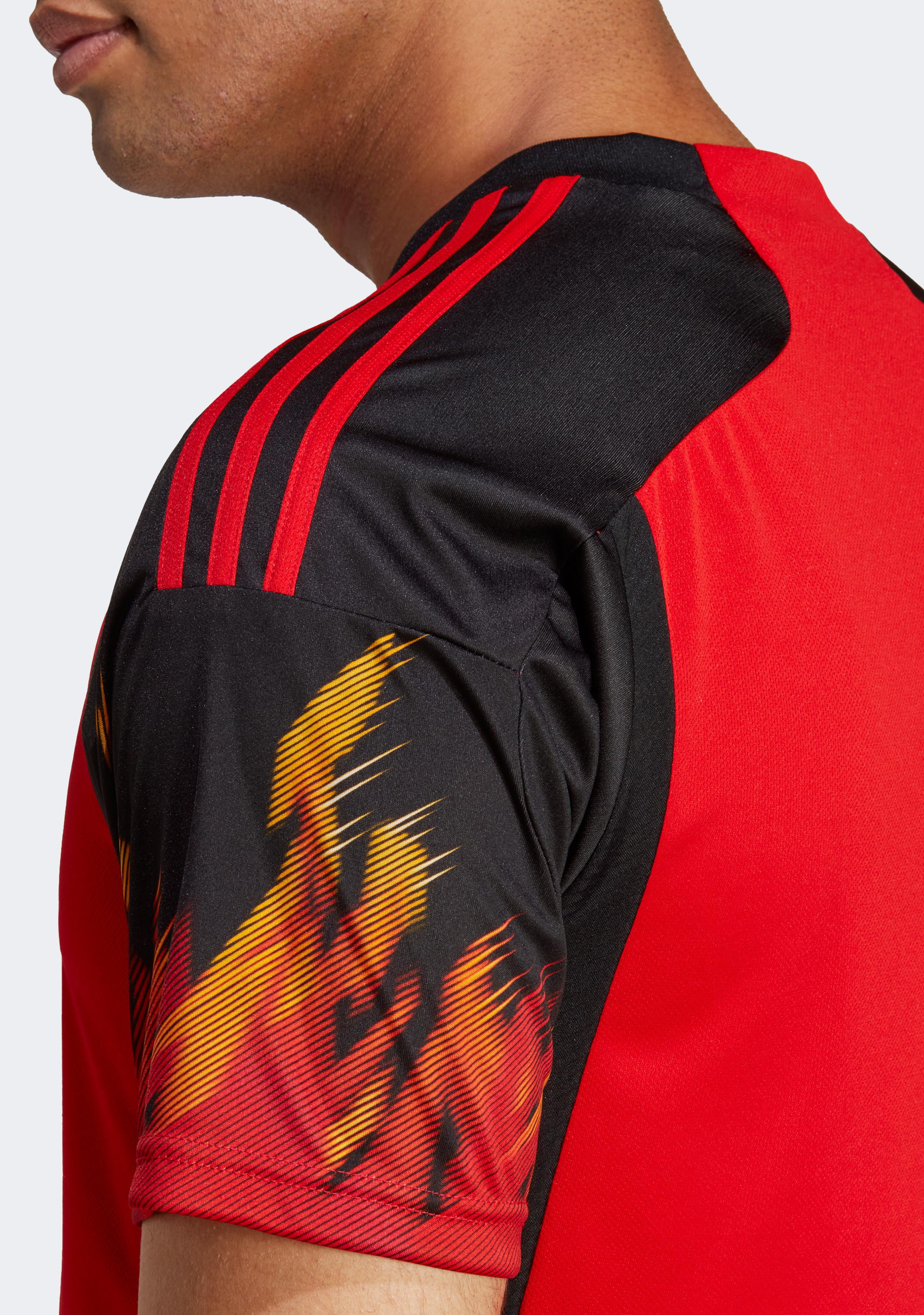 Adidas Men's Belgium Home Soccer Jersey 2023 - Official Licensed Football Shirt for Fans & Players - Perfect for Matches, Training, and Casual Wear
