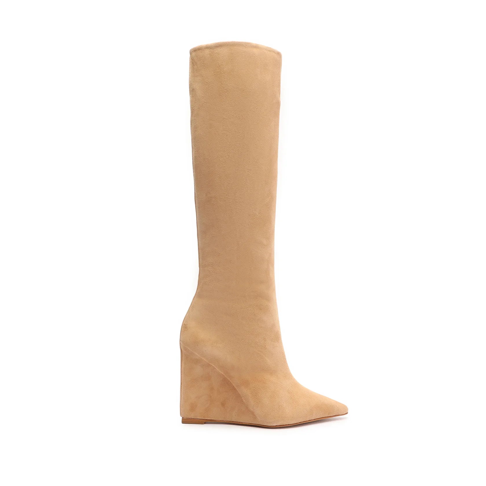 Asya Up Suede Boots for Women - Comfortable Ankle Booties in Beige | Perfect for Fall, Winter & Casual Outfits