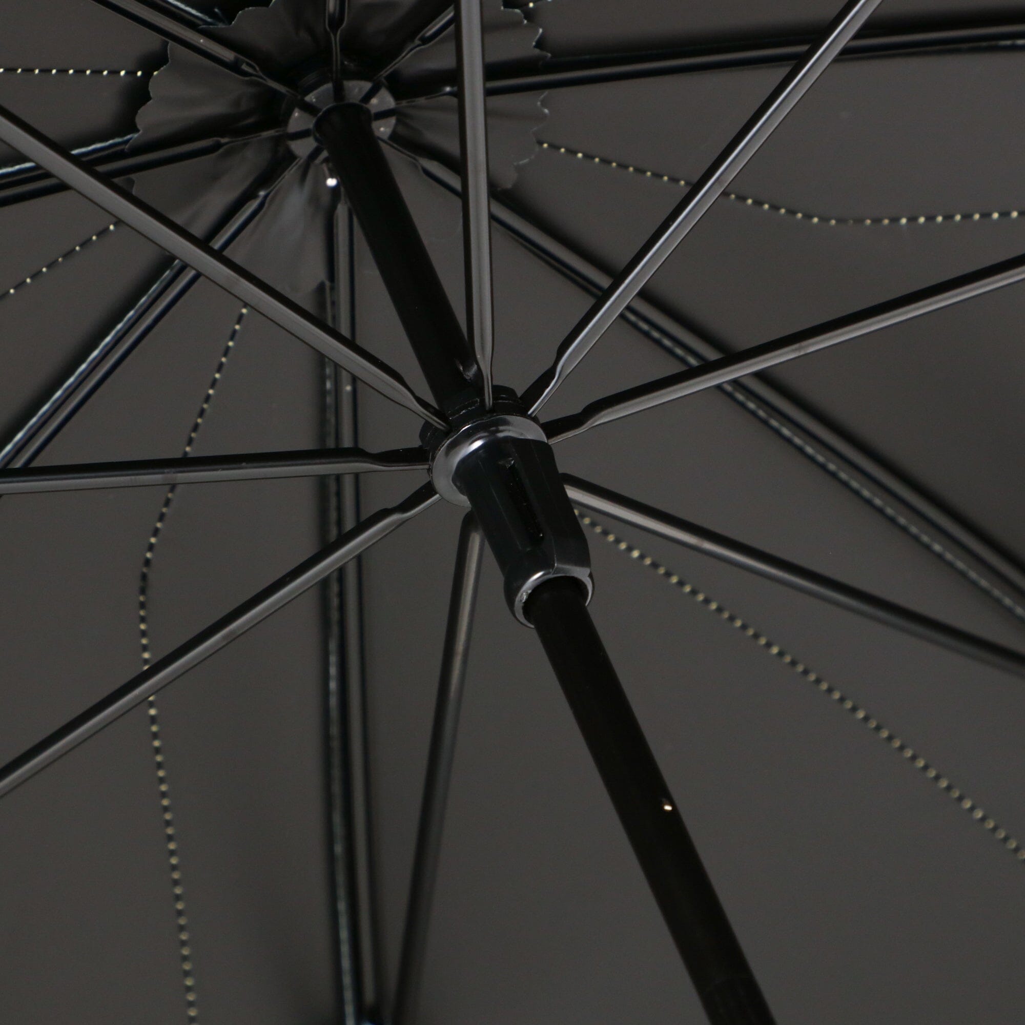 Bicolor Piping Long Umbrella 50cm Green - Stylish Rain Protection for Outdoor Activities, Commuting & Travel