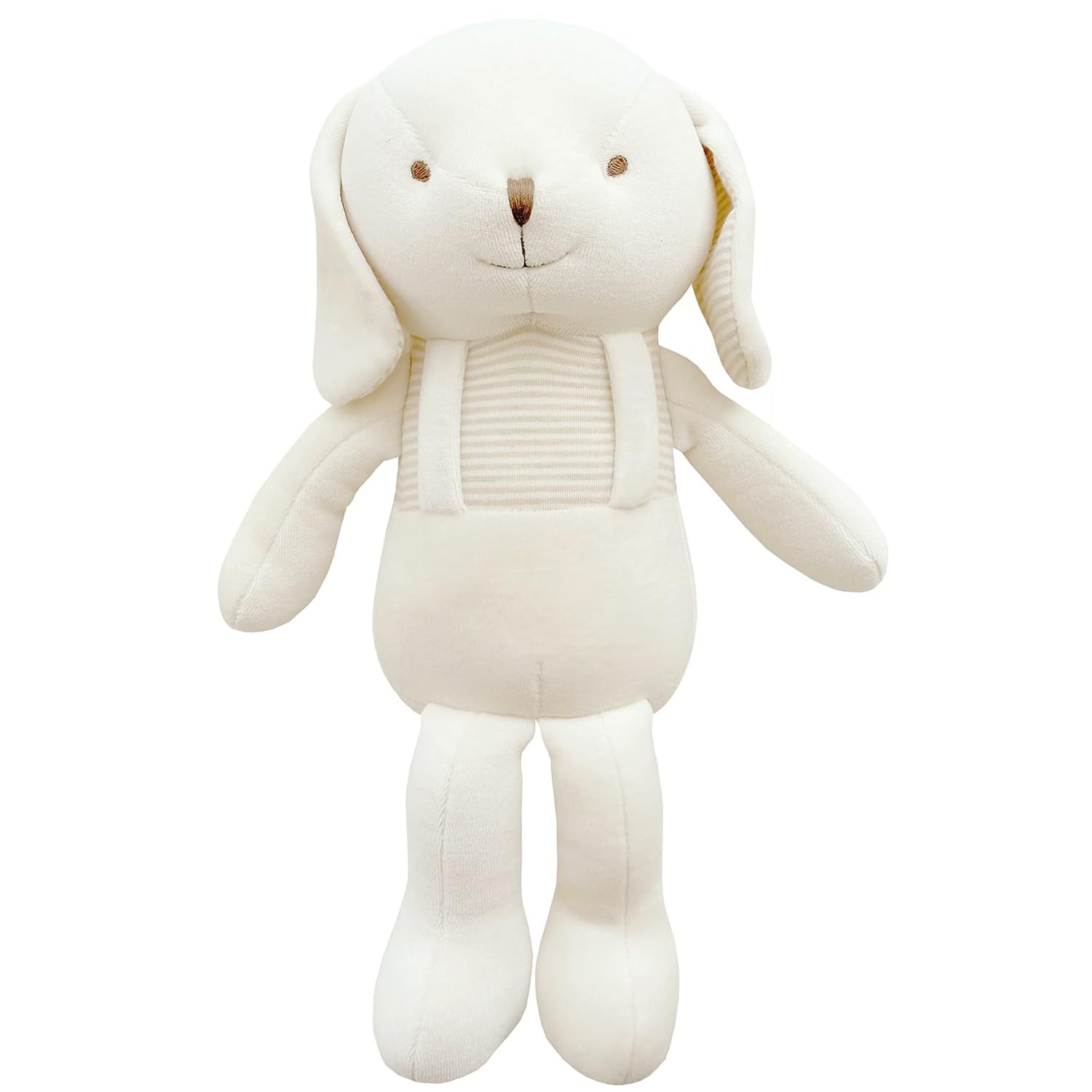 Super Soft Organic Cotton Baby Attachment Doll - Hello Puppy Plush Toy, 12.5 Inch Stuffed Animal for Infants & Toddlers | Cuddly Pillow Buddy, Safe Organic Toy for Nursery, Bedtime & Travel Comfort