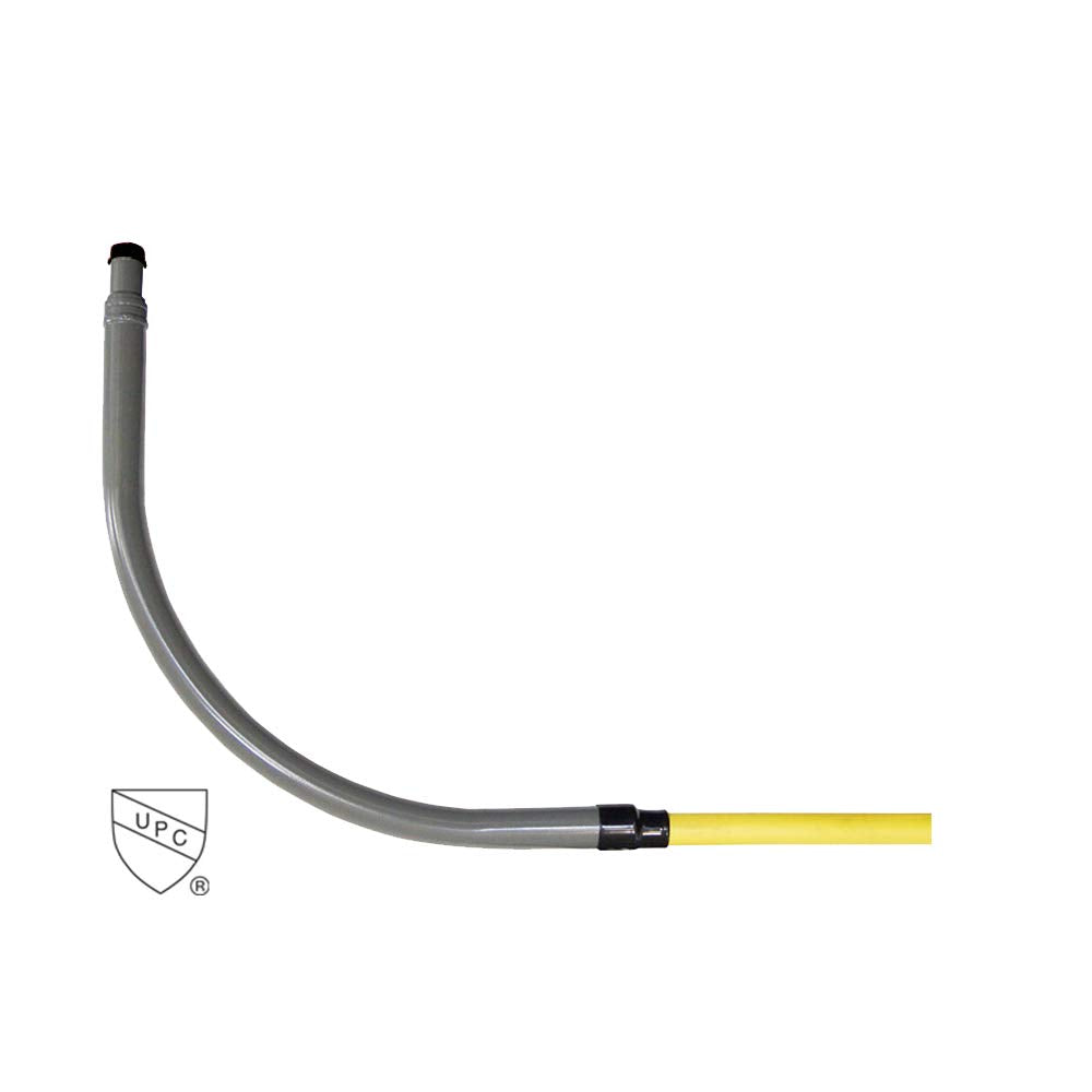 1 IPS Poly to 1 MIP Underground Meter Riser Bent - Home Flex 18 440 010 - Durable Water Pipe Connector for Residential & Commercial Plumbing Systems - Perfect for Underground Water Meter Installations & Utility Connections