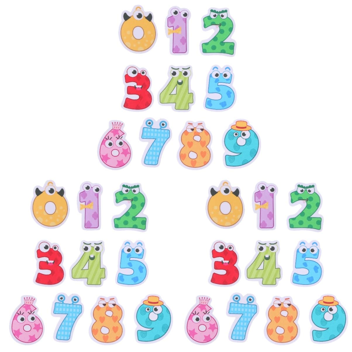 Alipis Kids Educational Bath Toys - 3pcs Non-Slip Bathtub Stickers & 10pcs Shower Numbers Decals for Toddler Learning | Fun Waterproof Anti-Slip Bath Time Educational Toys for Baby & Preschoolers | Perfect for Bathtub Play, Homeschool Math Games & Sensory Development