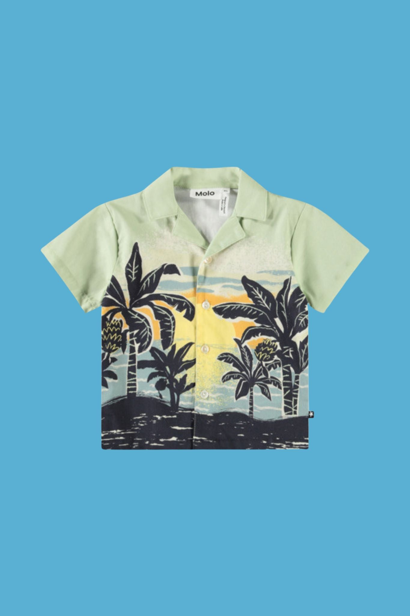 Eyou Babynanas Soft Cotton Palm Print Shirt for Toddler Boys - Comfortable & Stylish for Playdates, Outings, and Family Photos