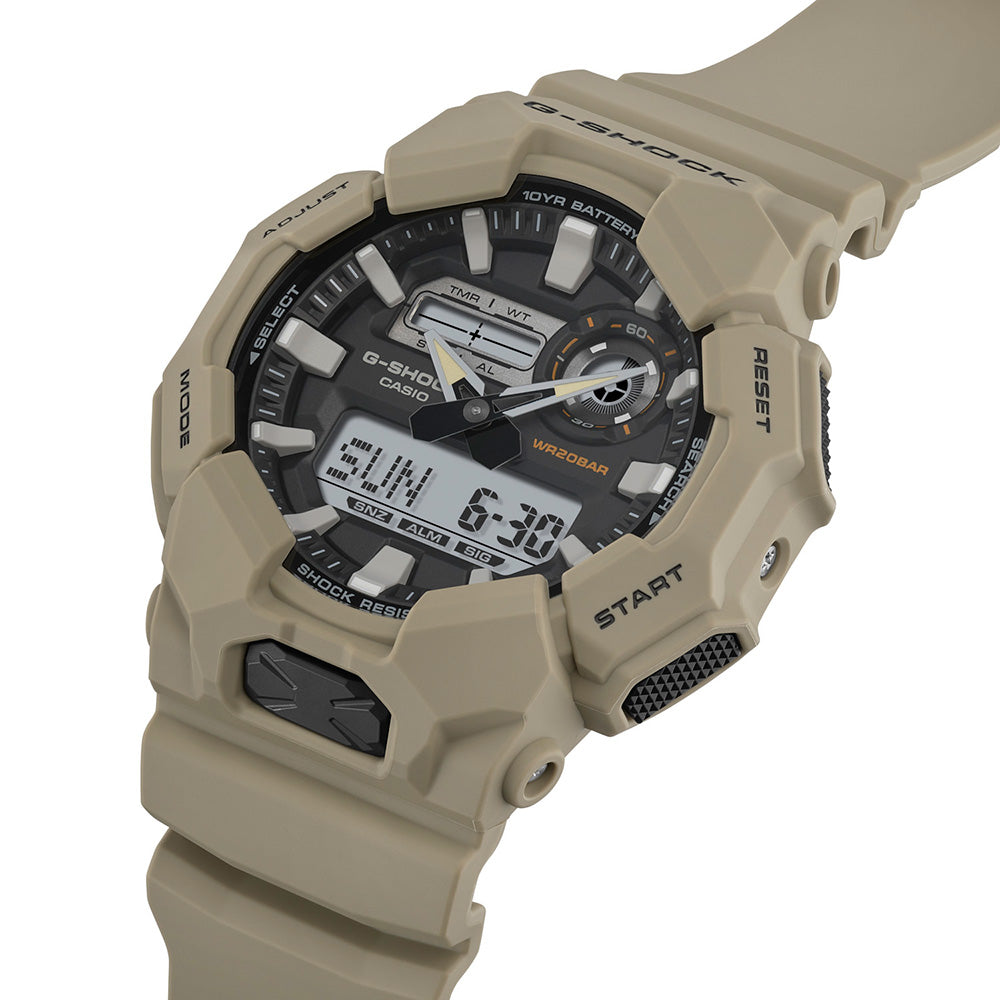 Casio G-Shock GA010 5A Rugged Combi Bracelet Digital Watch - Shock Resistant & Waterproof for Outdoor Sports, Hiking, and Military Use