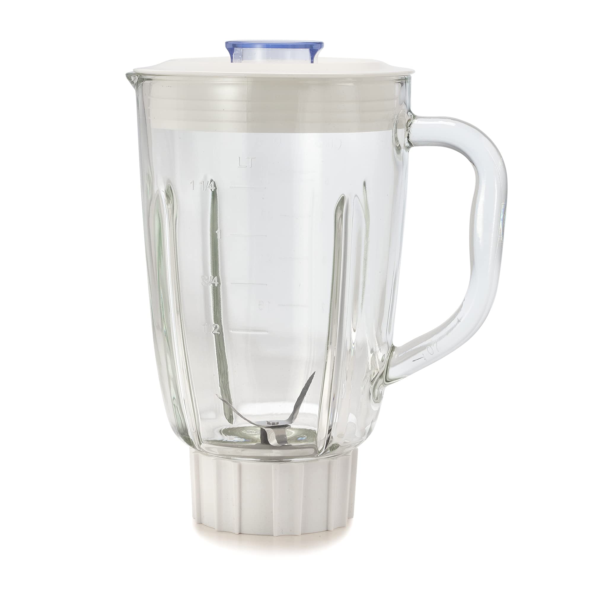 Dominion D4001WP 48 Oz White Countertop Blender - Powerful 700W Motor for Smoothies, Shakes & Food Prep - Perfect for Kitchen, Home & Restaurant Use