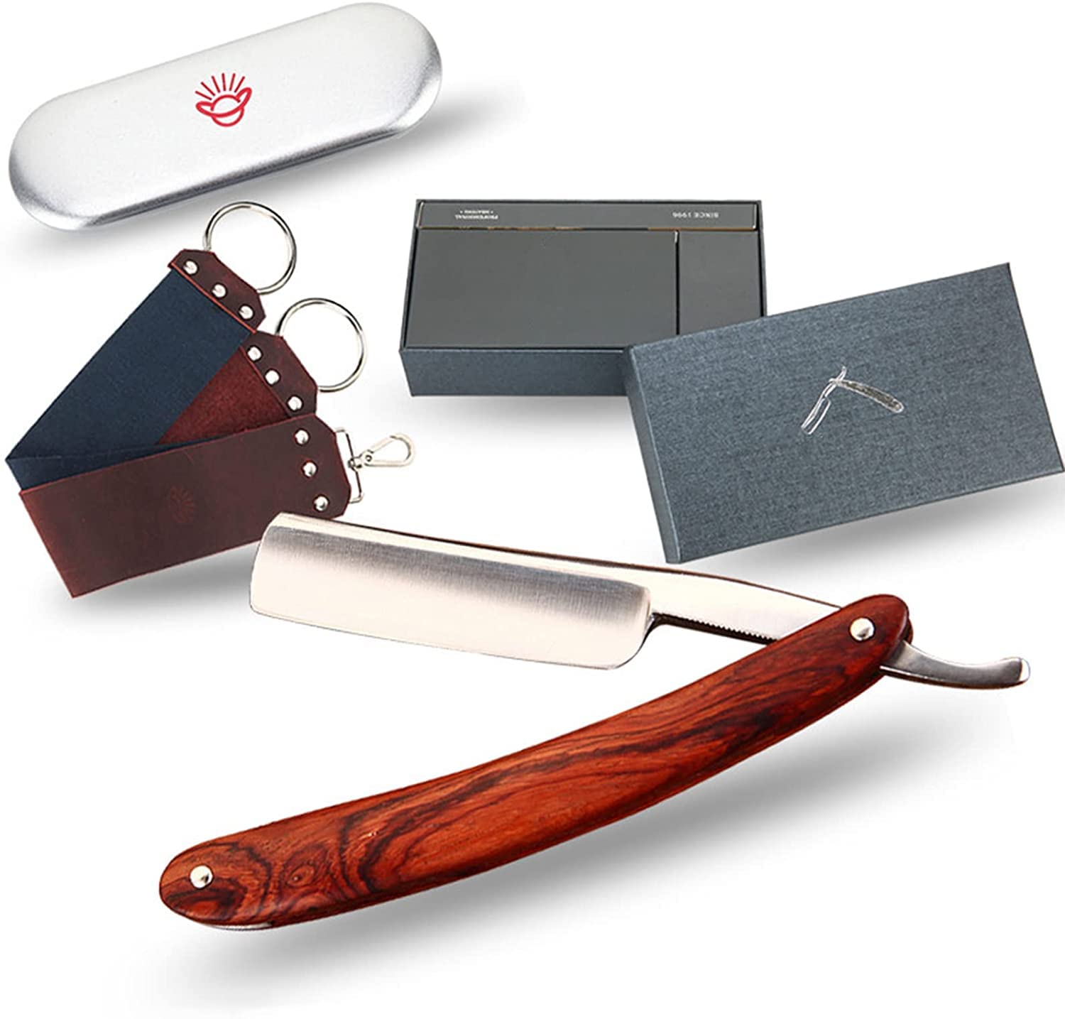 Vintage Straight Razor Blade - Stainless Steel Shave Ready Professional Straight Edge Razor for Men | Perfect Gift for Barbers & Classic Shaving Enthusiasts | Ideal for Daily Shaving, Grooming Kits & Barber Shops
