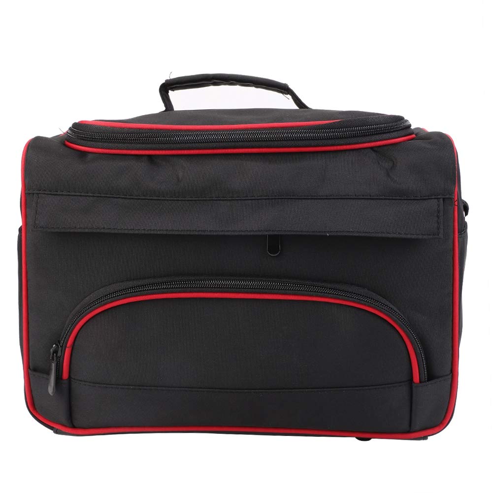 Large Capacity Multi-Functional Portable Hairdressing & Makeup Organizer - Professional Stylist Travel Cosmetic Case with Adjustable Shoulder Strap for Salon, Home & On-the-Go Use
