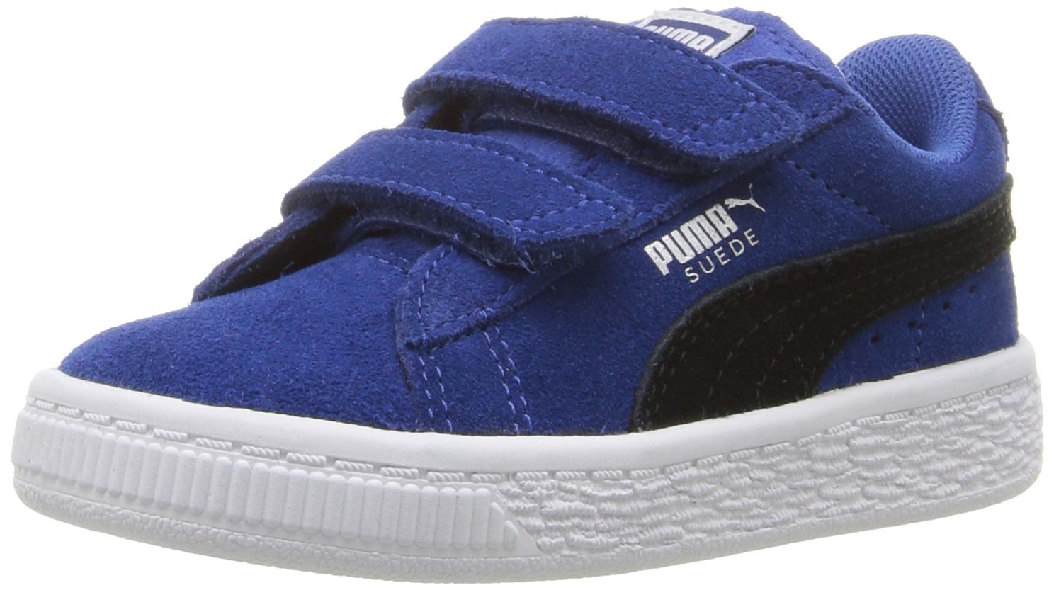 PUMA Kids' Suede Classic 2-Strap Sneakers for Boys & Girls - Comfortable Casual Shoes for School, Play & Everyday Wear