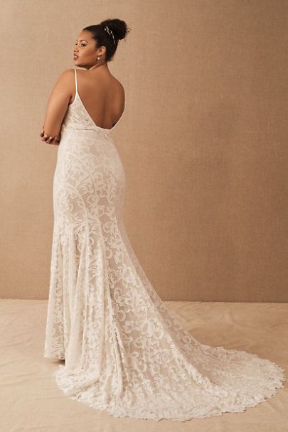 Hayley Paige Tyler Gown - Elegant Wedding Dress with Beaded Lace Appliques | Perfect for Bridal Ceremonies, Formal Events & Red Carpet Occasions