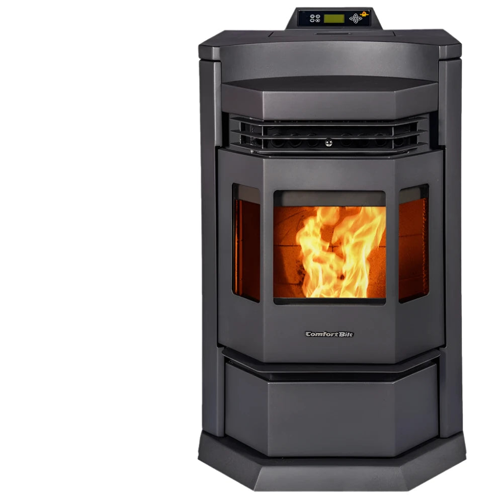 ComfortBilt HP22 N High-Efficiency Pellet Stove - Large Capacity Hopper for Home Heating | Perfect for Living Rooms, Cabins & Off-Grid Spaces