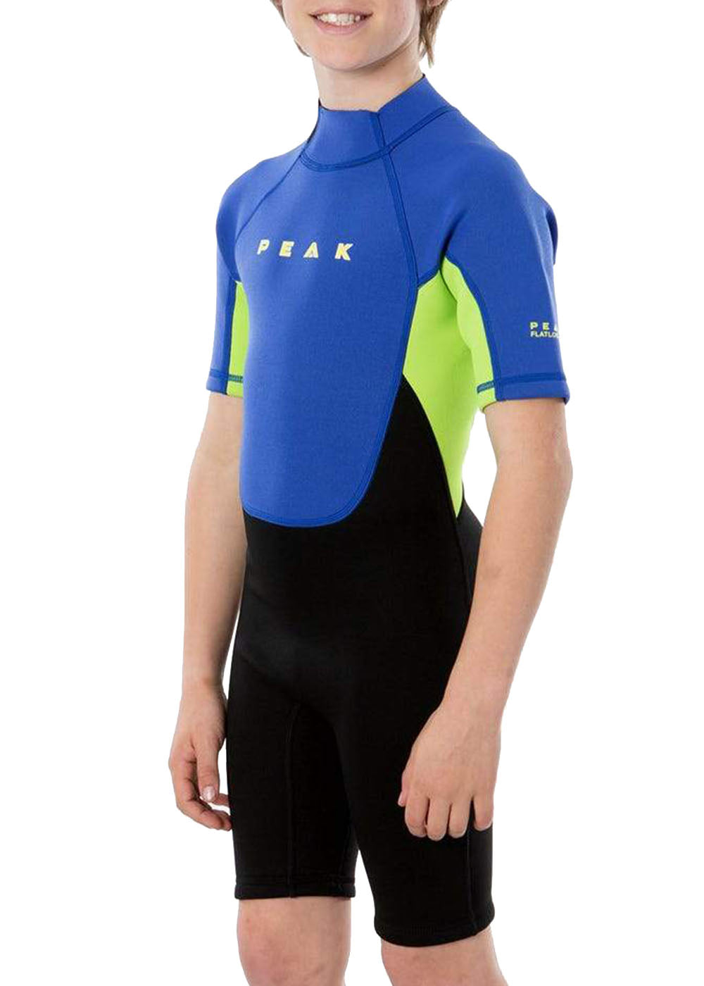 Peak Kids Energy 1.5mm Neoprene Short Sleeve Spring Wetsuit for Boys & Girls - Perfect for Swimming, Surfing & Water Sports