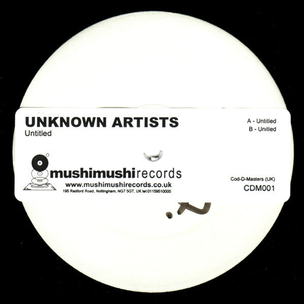 Cop D Masters - Untitled 12 PROMO CDM001 - Limited Edition Underground Hip Hop Music CD - Perfect for DJs, Collectors & Music Enthusiasts