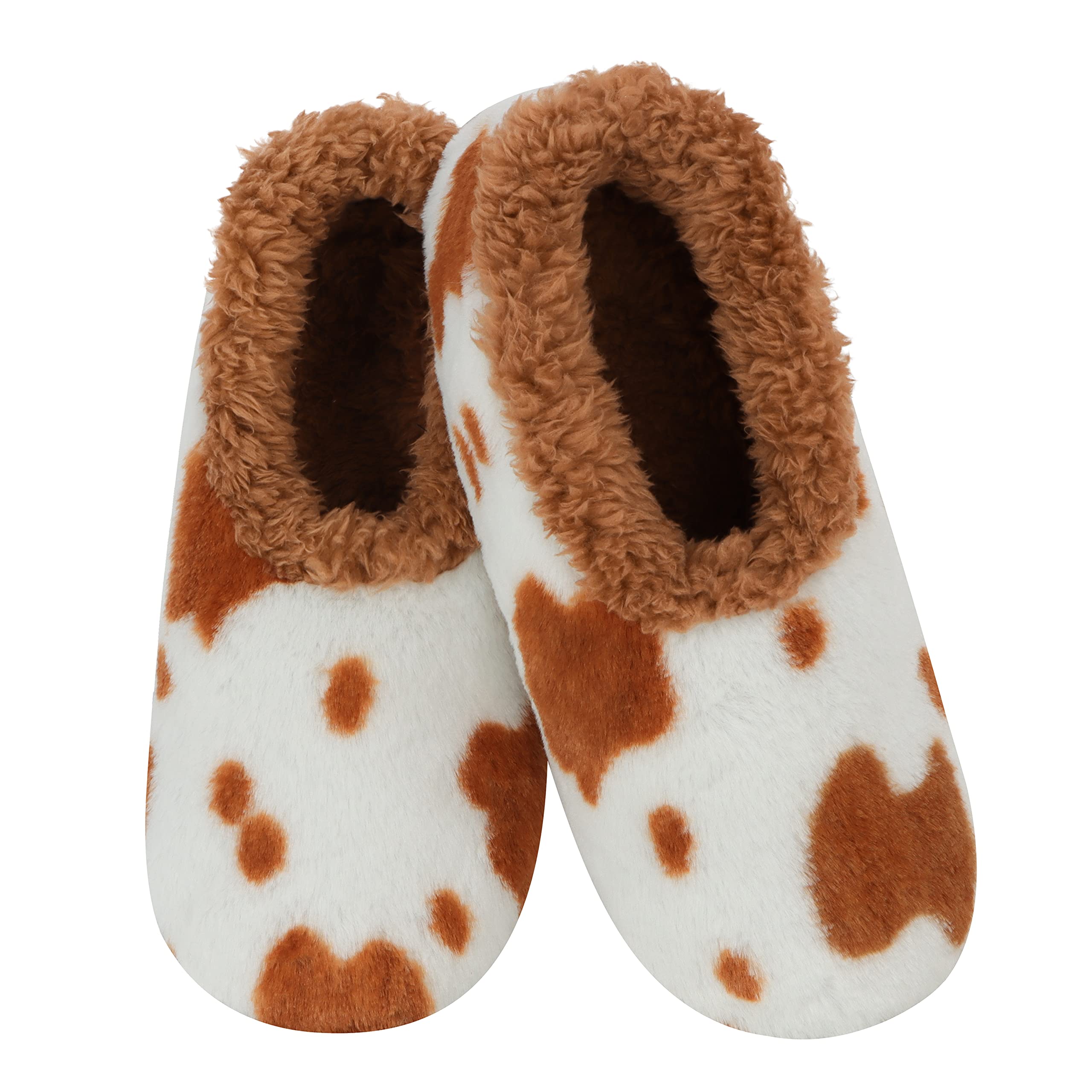 Snoozies Women's Animal Print Slipper Socks for Cozy Home Wear