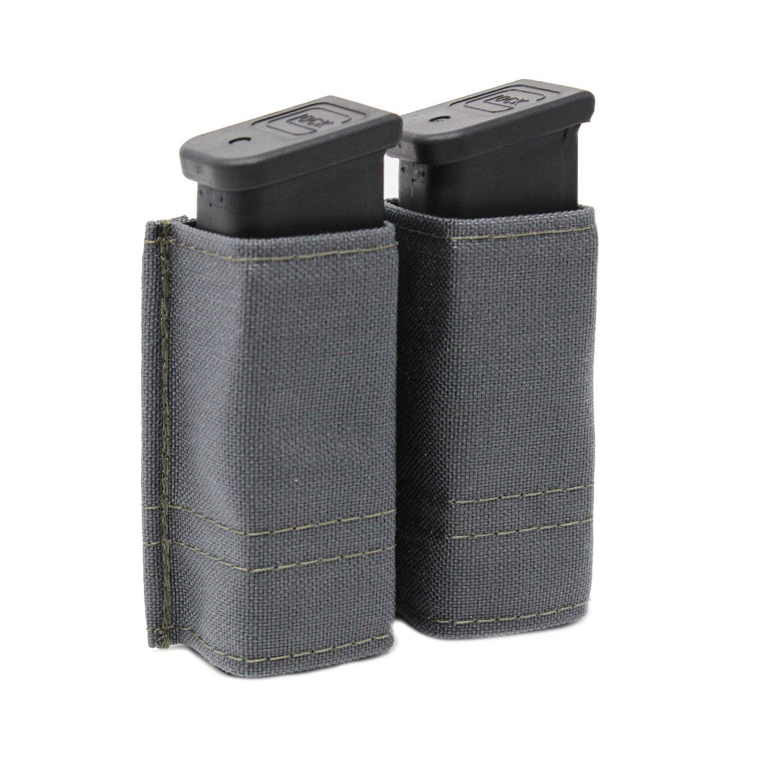 Esstac Double Pistol Gap KYWI Magazine Pouch - Tactical Molle Compatible for AR15, Glock, M4 - Perfect for Range Training, Airsoft & Military Use