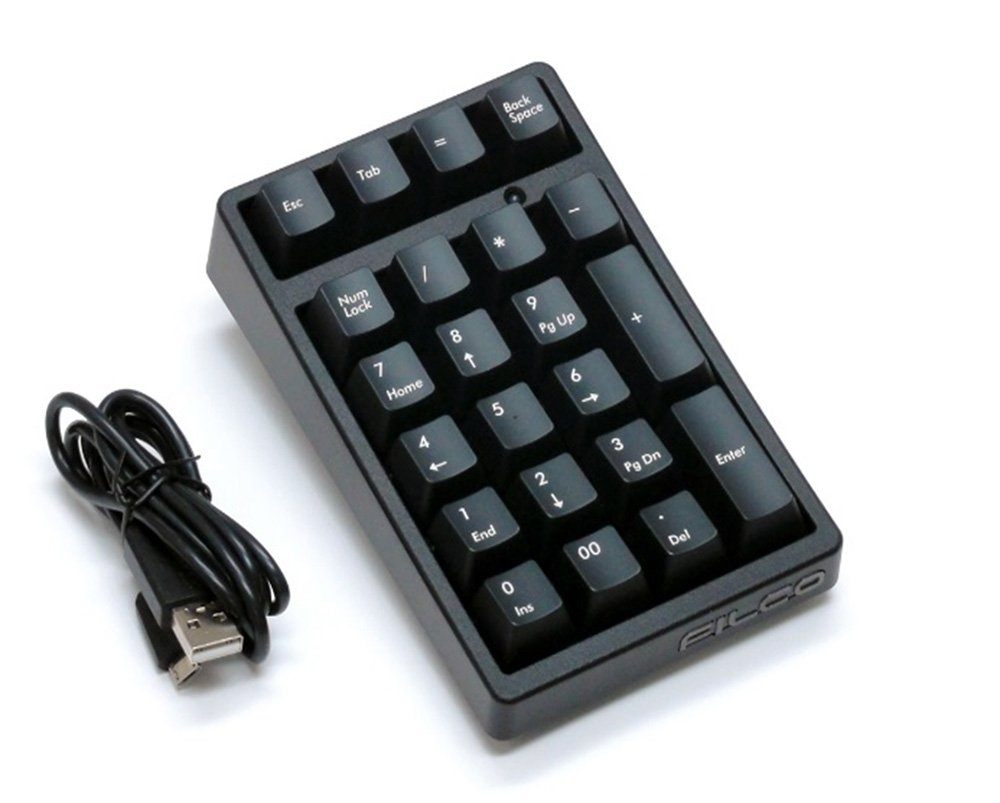 FILCO Majestouch Numpad Mechanical Keyboard with Silent Red Cherry MX Switches - Perfect for Office Work, Gaming & Data Entry