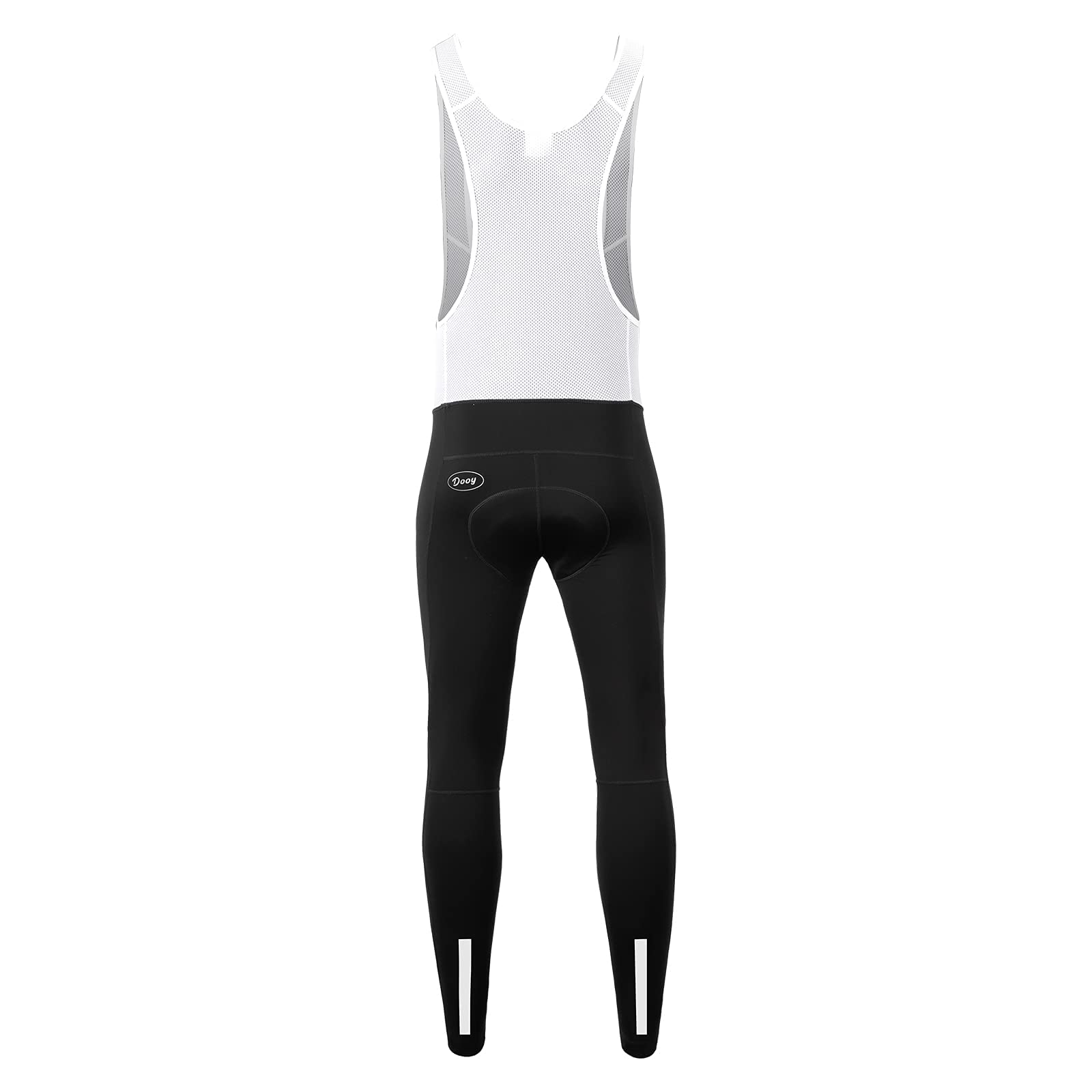 Men's Thermal Cycling Bib Tights - Winter Bike Pants with 4D Padded Chamois, Comfortable & Breathable Cold Weather Bicycle Pants for Road Cycling & Indoor Training