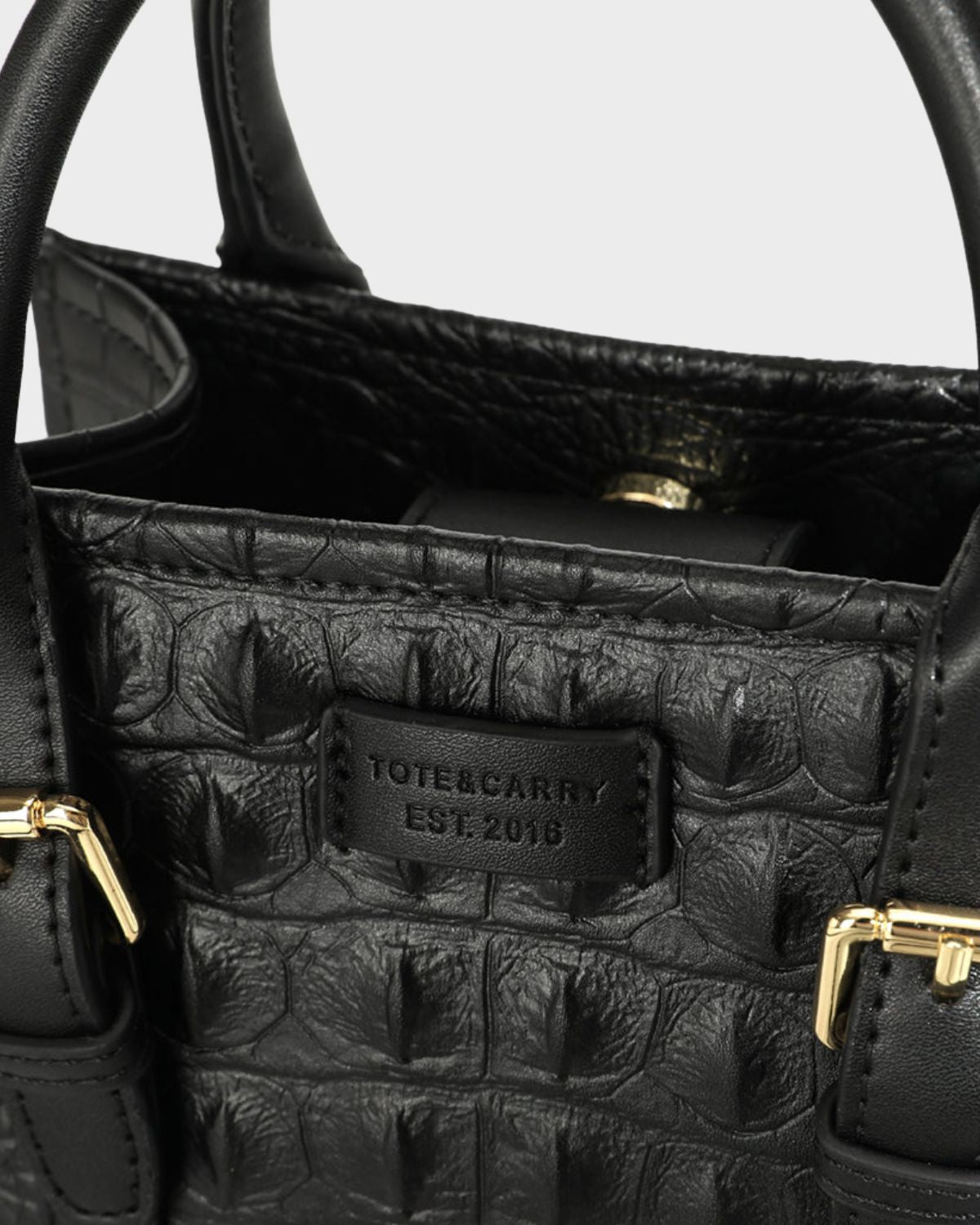 Apollo 2 Mini Tote Bag - Stylish Black Handbag with Red Bottom | Perfect for Work, Travel & Everyday Use | Women's Fashion Accessory