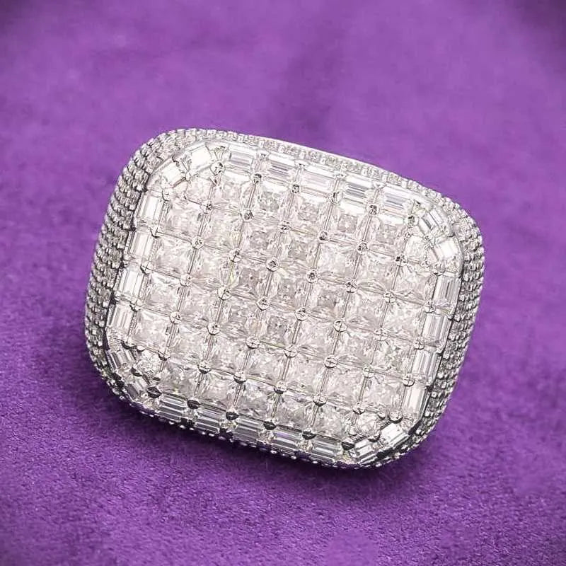 14K White Gold 9 Ring Set with VVS Moissanite Diamonds - Perfect for Engagement, Wedding & Anniversary Gifts