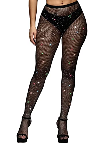 Multicolor Rhinestones-black