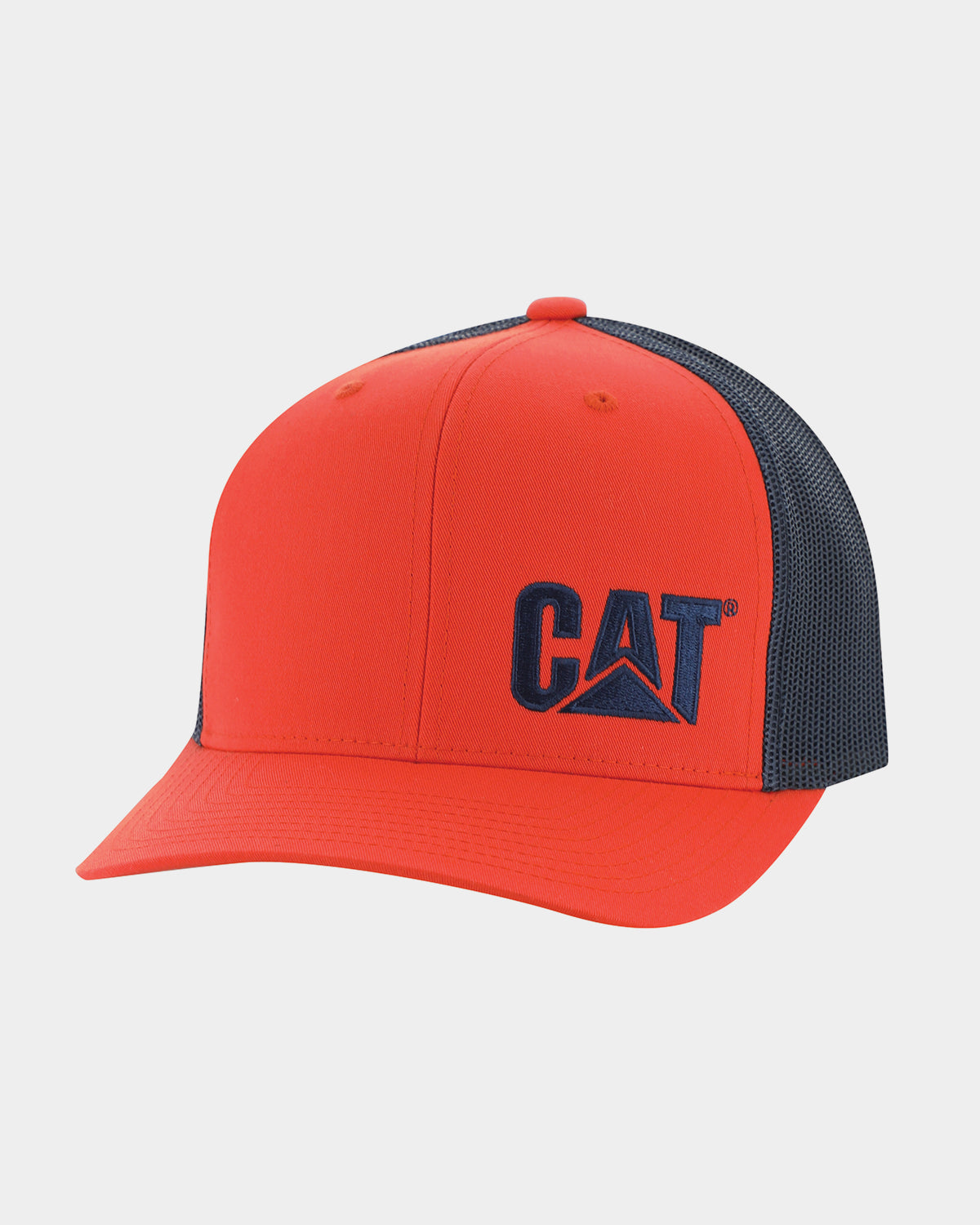 Flexfit Cat Logo Trucker Hat - Adjustable Snapback Cap for Men & Women - Perfect for Outdoor Activities, Sports, and Casual Wear