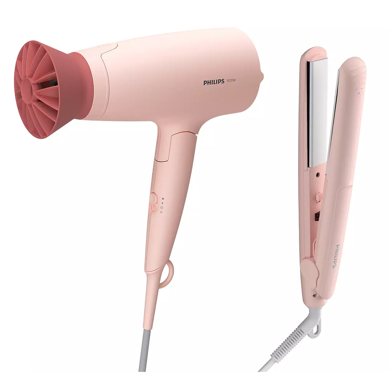 Professional Hair Styling Set BHP398/03 - Curling Iron, Straightener & Hair Dryer for Salon-Quality Results at Home | Perfect for Daily Styling, Special Occasions & Travel