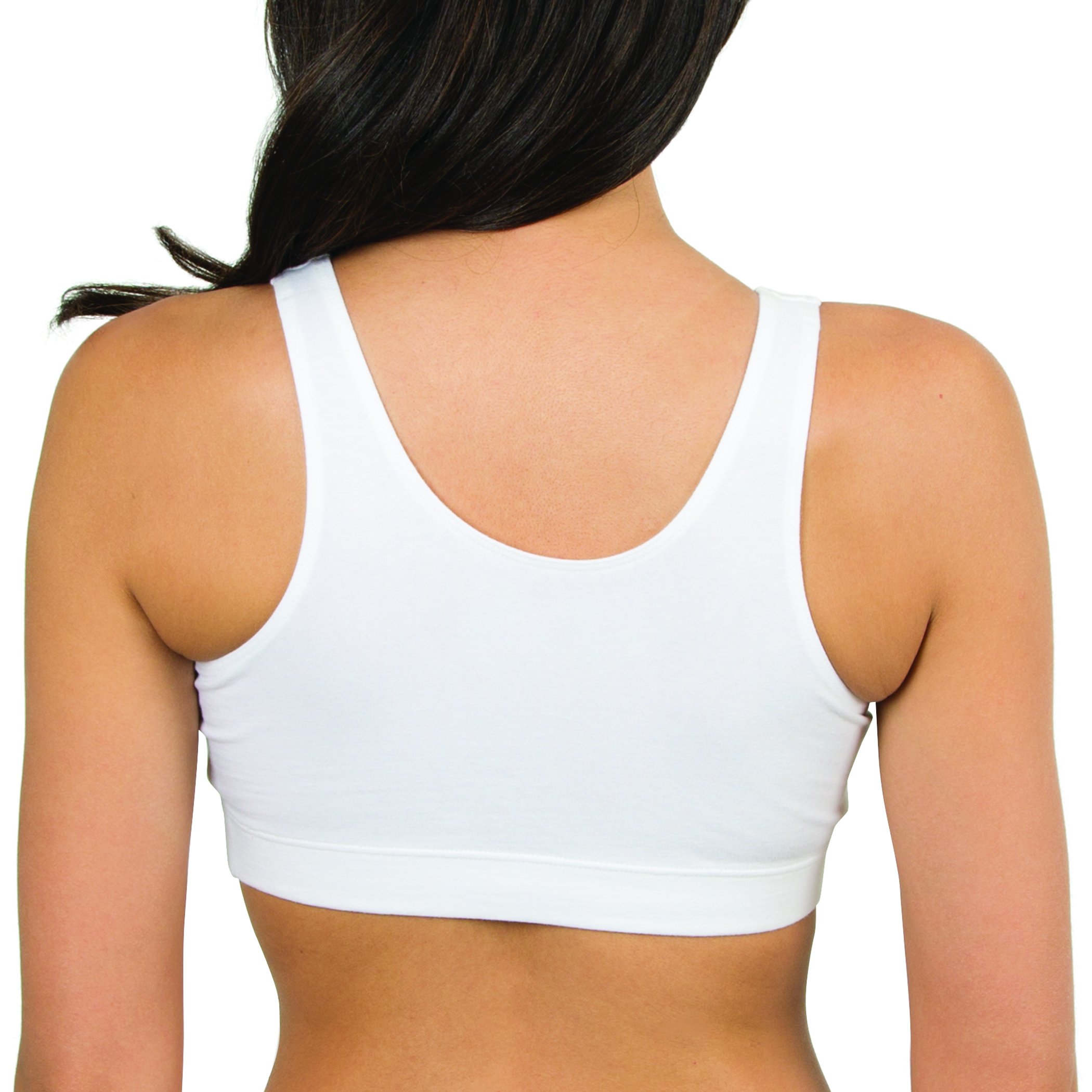 Fruit of the Loom Women's Comfortable Shirred Front Sports Bra with Removable Pads - 2 Pack for Yoga, Gym & Everyday Wear