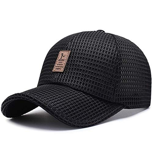New Unisex Mesh Baseball Caps for Men & Women - Adjustable Cotton Breathable Sun Hat with UPF Sun Protection - Perfect for Outdoor Sports, Hiking, Beach and Summer Activities