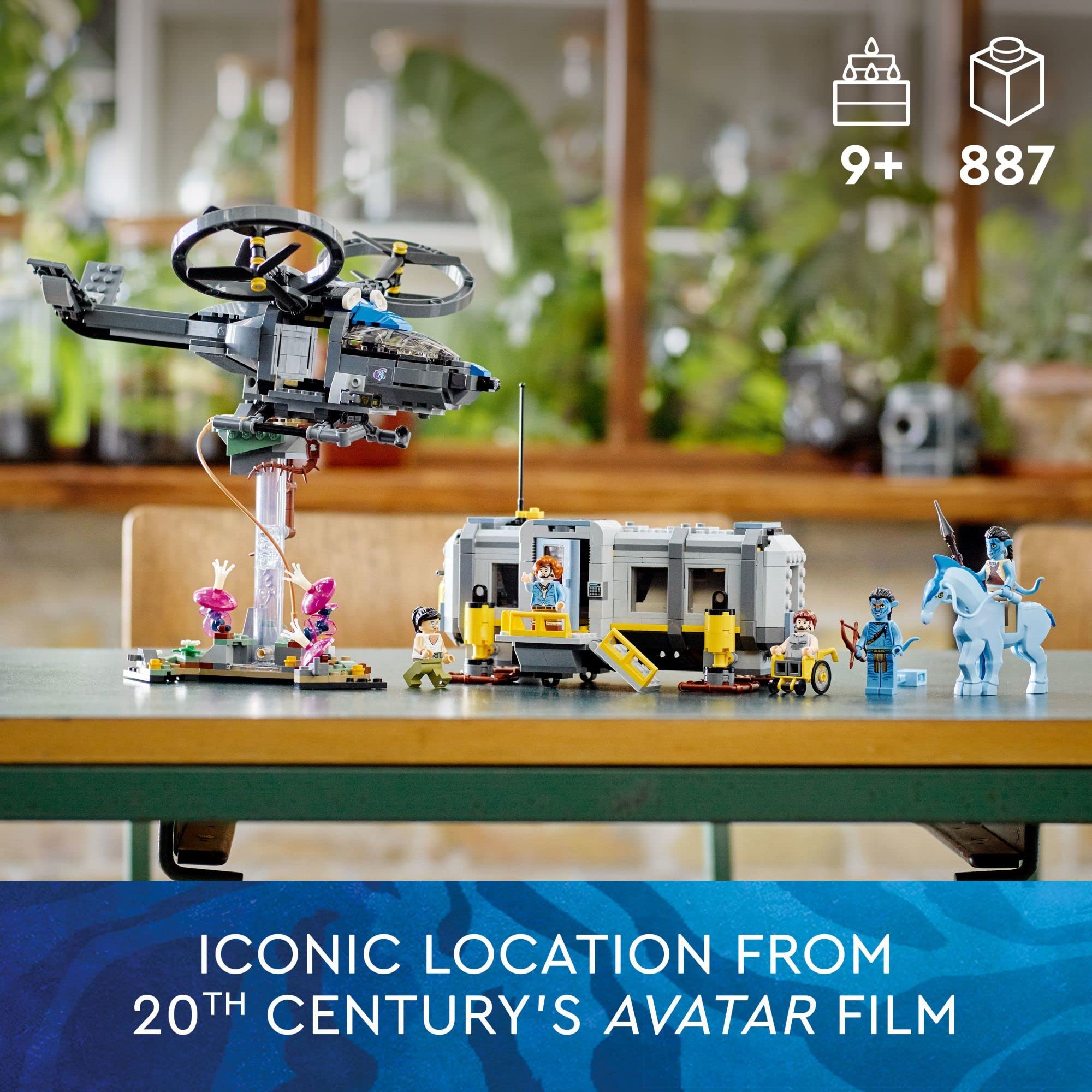 LEGO Avatar Floating Mountains Site 26 & RDA Samson 75573 Building Set - Helicopter Toy with 5 Minifigures & Direhorse Figure, Movie-Inspired Construction Kit for Kids Ages 9+ | Perfect for Creative Play, Birthday Gifts & Collectors Display