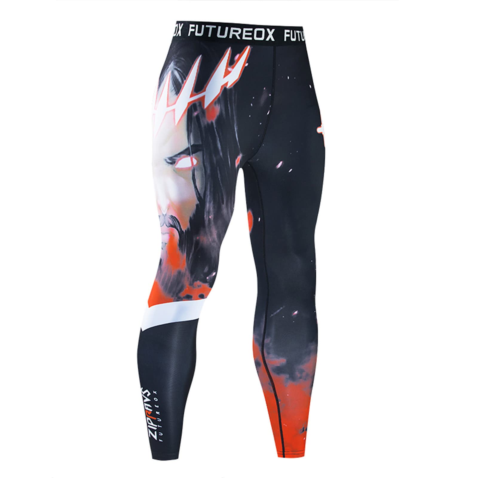 Fossean Men's Compression Leggings - Cool Dry Sport Pants for Running & Training