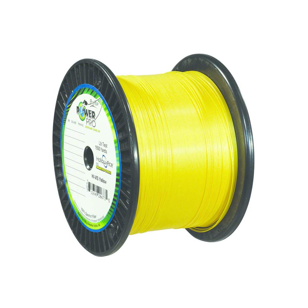 Power Pro Spectra Fiber Braided Fishing Line - High Strength, Low Stretch, Smooth Casting for Saltwater & Freshwater Fishing - Perfect for Bass, Trout, and Offshore Angling