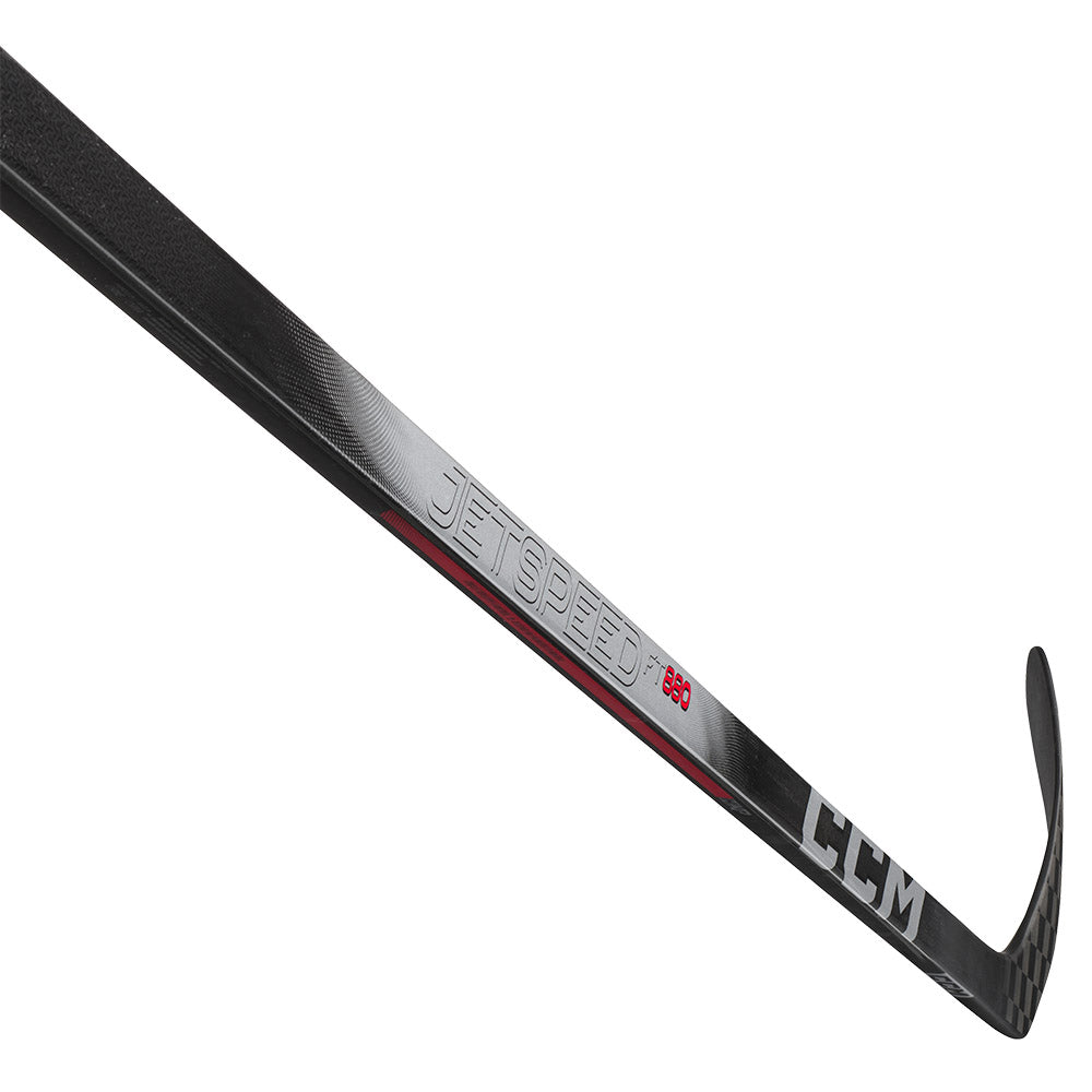 CCM Jetspeed FT880 Intermediate Ice Hockey Stick - Lightweight Carbon Fiber Design for Speed & Control - Perfect for Youth & Adult Players on Ice