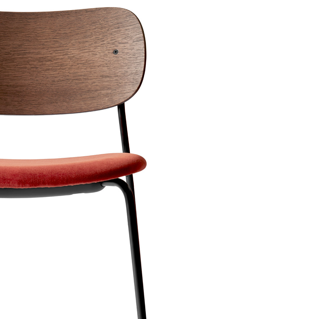 Stackable Upholstered Dining Chairs - Modern Comfort for Home, Office & Restaurant Use