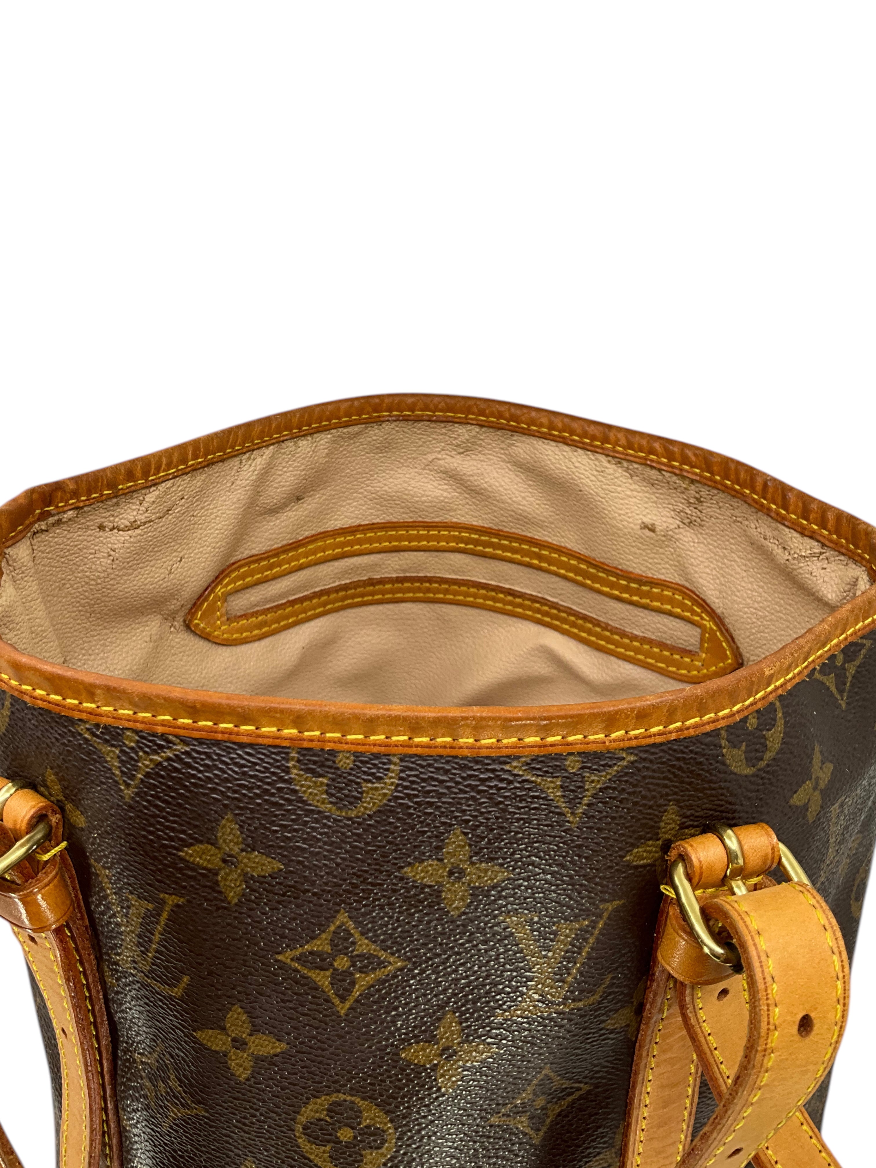 Authentic Louis Vuitton Monogram Canvas Bucket Bag GM - Luxury Designer Handbag for Women, Travel & Everyday Use