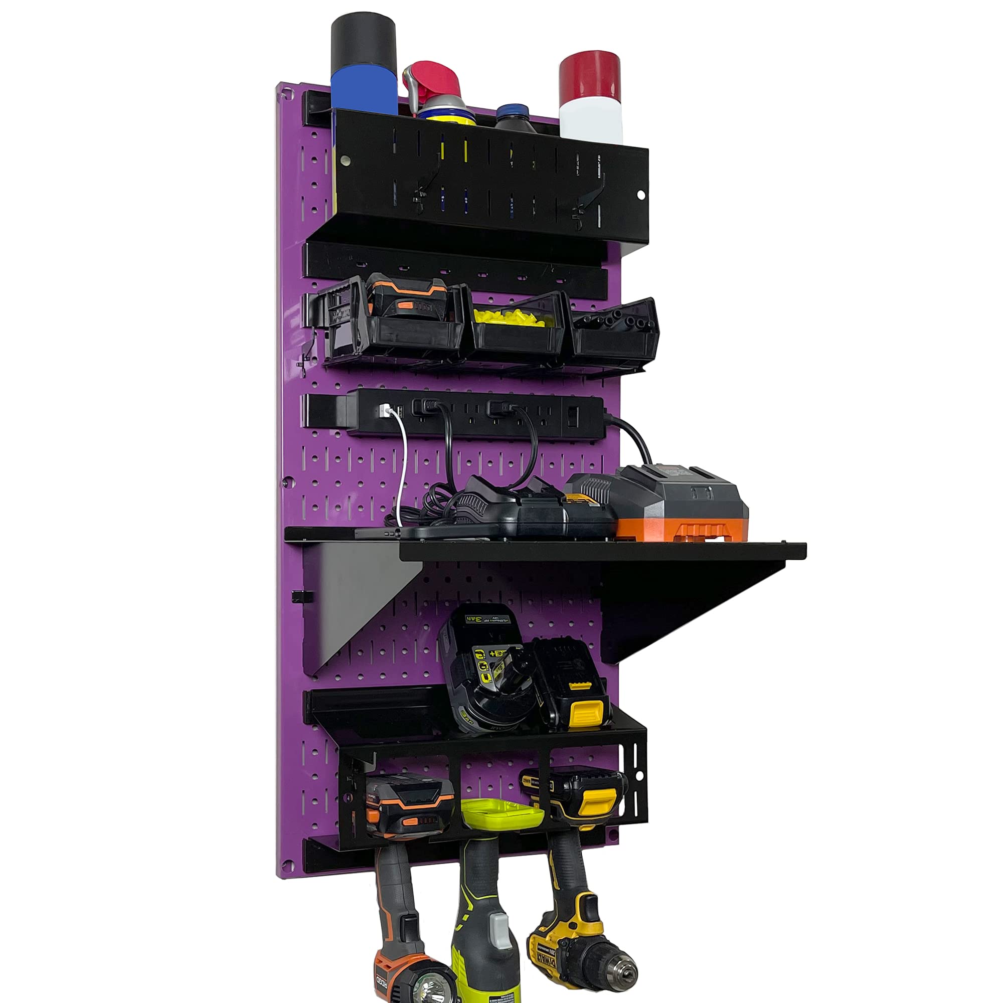 Wall Control Power Tool Storage Organizer Kit - 16