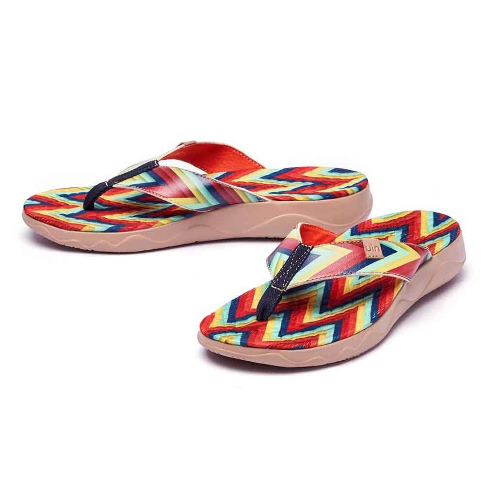 Women's Triangle Majorca Flip Flops - Comfortable Beach Sandals for Summer, Pool, and Vacation Wear