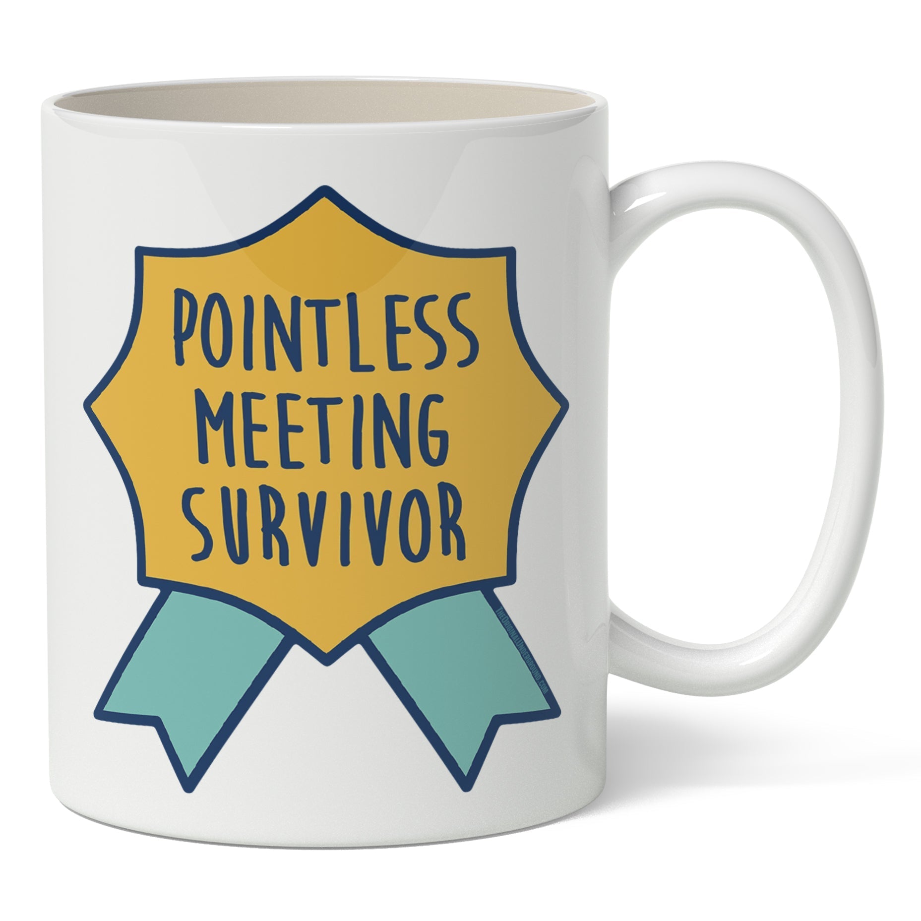 Funny Pointless Meeting Survivor Coffee Mug - Perfect Gift for Office Workers & Corporate Humor - Great for Coffee, Tea & Office Pranks