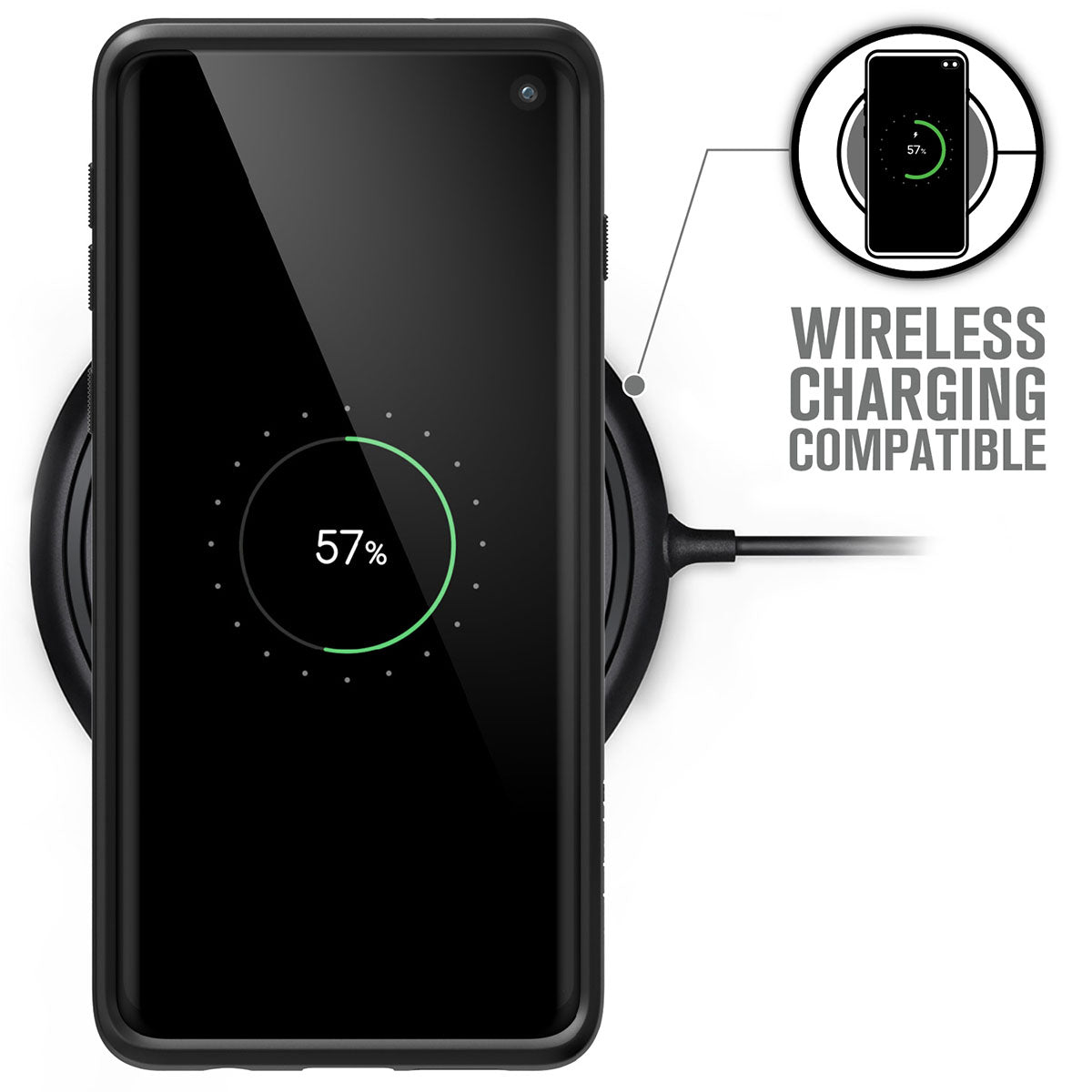 Samsung Galaxy S10 Shockproof Case - Heavy Duty Impact Protection Phone Cover for Galaxy S10 - Perfect for Outdoor, Travel & Everyday Use