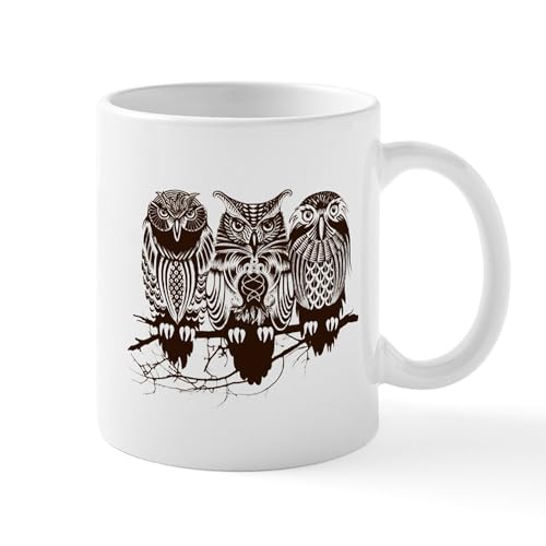 White - Three Owls Mugs