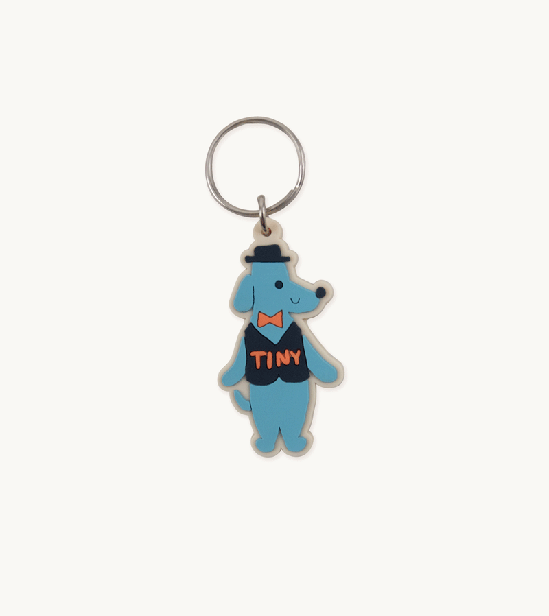 Stylish Tinycottons Dog Key Chain - Durable Pet Accessory for Keys, Bags & Backpacks - Perfect for Dog Lovers & Pet Owners
