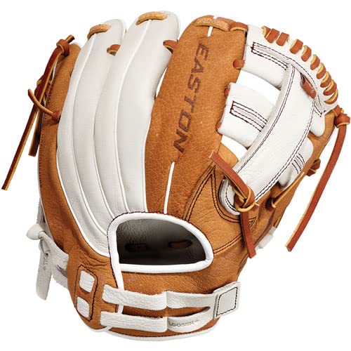 Easton Groundwork Fastpitch Softball Training Glove - Morgan Stuart Model for Youth & Adult Players | Durable Leather Practice Glove for Fielding, Catching & Softball Drills | Multiple Sizes & Styles Available