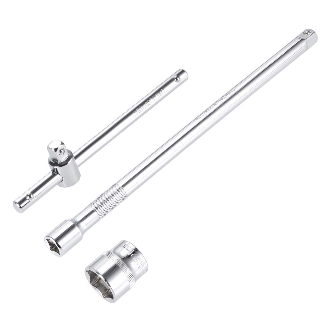 uxcell 3-Piece Socket Accessory Set - 21mm 6-Point Shallow Socket, 6
